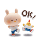 ずっと使える♥️とてらぽっての3Dスタンプ（個別スタンプ：12）