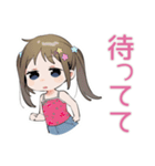 筋トレ女子★がんばる女児（個別スタンプ：13）