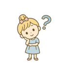 おだんご愛ちゃんの楽しい一日（個別スタンプ：10）