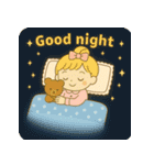 おだんご愛ちゃんの楽しい一日（個別スタンプ：22）