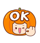 カボチャ：ハロウィン（個別スタンプ：15）