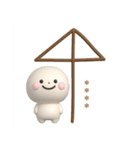 誰でも使える3Dカスタムスタンプだよ7（個別スタンプ：27）