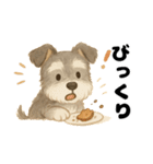 シュナウザー/とにかく使いやすい秋の日常（個別スタンプ：19）