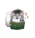 毎日使える！ゆるふわオオカミのぺーちゃん（個別スタンプ：15）