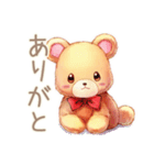 やさしいくまのほっこりハロウィン（個別スタンプ：3）
