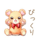 やさしいくまのほっこりハロウィン（個別スタンプ：11）