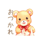 やさしいくまのほっこりハロウィン（個別スタンプ：18）
