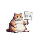 強気な猫【ネコ、かわいい、面白い】（個別スタンプ：6）
