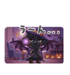 くろいぬのドーナツ ハロウィン25（個別スタンプ：14）