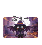 くろいぬのドーナツ ハロウィン25（個別スタンプ：21）