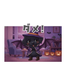 くろいぬのドーナツ ハロウィン25（個別スタンプ：38）