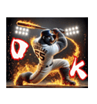 ゴリラ×ベースボール（野球）！第十弾（個別スタンプ：2）