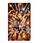 面白い筋トレマッチョ男子あけおめ再販（個別スタンプ：2）