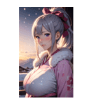 雪国姫の写真（個別スタンプ：7）