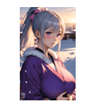 雪国姫の写真（個別スタンプ：14）