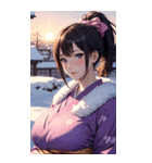 雪国姫の写真（個別スタンプ：15）