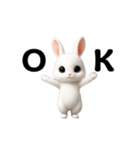 踊る！うさぎ（個別スタンプ：5）