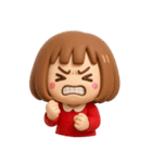 シンプルでかわいい❤️女の子スタンプ（個別スタンプ：32）