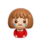 シンプルでかわいい❤️女の子スタンプ（個別スタンプ：33）