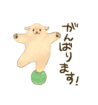 二足歩行のゴールデンレトリバー（個別スタンプ：3）