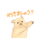 二足歩行のゴールデンレトリバー（個別スタンプ：4）