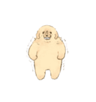 二足歩行のゴールデンレトリバー（個別スタンプ：11）