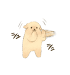 二足歩行のゴールデンレトリバー（個別スタンプ：14）