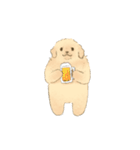 二足歩行のゴールデンレトリバー（個別スタンプ：17）
