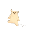 二足歩行のゴールデンレトリバー（個別スタンプ：22）