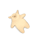 二足歩行のゴールデンレトリバー（個別スタンプ：24）