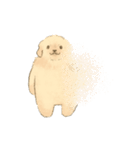 二足歩行のゴールデンレトリバー（個別スタンプ：33）