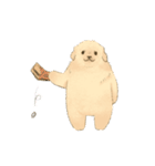 二足歩行のゴールデンレトリバー（個別スタンプ：34）