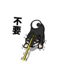 しばまるまる-くろしばのにちじょう（個別スタンプ：17）