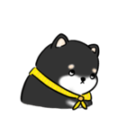 しばまるまる-くろしばのにちじょう（個別スタンプ：22）