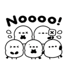 モノクロ♡シマエナガ（個別スタンプ：24）