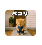 動く❤️タマにゃんの日常（個別スタンプ：4）