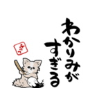 格言ぽく言うチワワ（個別スタンプ：5）