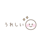 パステルシンプルフェイス☆省スペース（個別スタンプ：16）