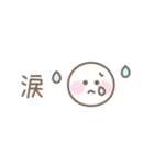 パステルシンプルフェイス☆省スペース（個別スタンプ：36）