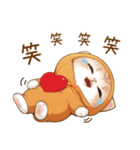 スコティッシュ猫 みかん服 可愛い 敬語（個別スタンプ：10）