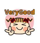 お茶目なみーちゃん18 [とことん褒める]C.S（個別スタンプ：4）