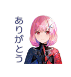 ロボ娘の冬★ほっこり敬語（個別スタンプ：3）