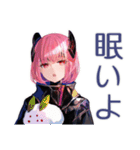 ロボ娘の冬★ほっこり敬語（個別スタンプ：9）