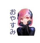 ロボ娘の冬★ほっこり敬語（個別スタンプ：17）