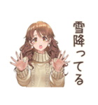 マイペース女子の冬★ほっこり（個別スタンプ：11）