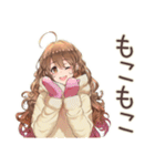 マイペース女子の冬★ほっこり（個別スタンプ：12）