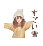 マイペース女子の冬★ほっこり（個別スタンプ：30）