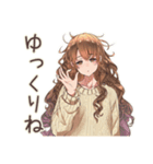 マイペース女子の冬★ほっこり（個別スタンプ：37）