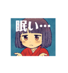 動く！座敷わらしちゃん。（個別スタンプ：6）