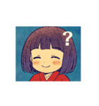 動く！座敷わらしちゃん。（個別スタンプ：7）